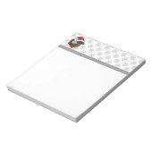 Santa Painted Bunting Notitieblok (Gedraaid)