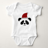 Santa Panda Baby Romper (Voorkant)
