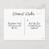 Santa Panda Beer Feestdagenkaart (Achterkant)