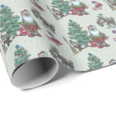Santa Paper Cadeaupapier (Rol Hoek)