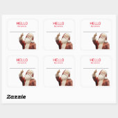 Santa Party Naam Tag Badge Kerstmis (Vel)