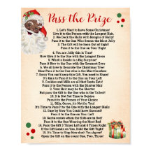 Santa Pass het Prijsgedicht Kerstspel Teken