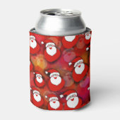 Santa Pattern Blikjeskoeler (Blikje Voorkant)