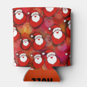 Santa Pattern Blikjeskoeler (Achterkant)