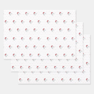 Santa Paws - Cute Dog Theme Kerstmis Inpakpapier Vel