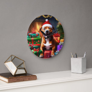 Santa Paws: de feestelijke verrassing van een staf Grote Klok