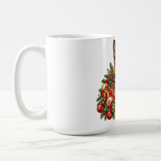 Santa Paws Duitse Herdershond Kerstmoker Koffiemok