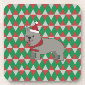 Santa Paws Holiday Bier Onderzetter (Voorkant)