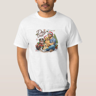 Santa Paws Hond Vader T-Shirt – Cute Kerstmis Hond