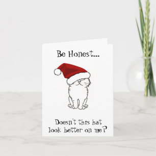 Santa Paws-Kaart Feestdagen Kaart