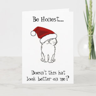 Santa Paws-Kaart Feestdagen Kaart