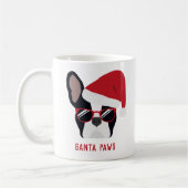 Santa Paws-kerstbullehond Koffiemok (Links)