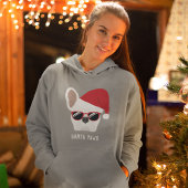 Santa Paws Kerstwitte bullehond Hoodie
