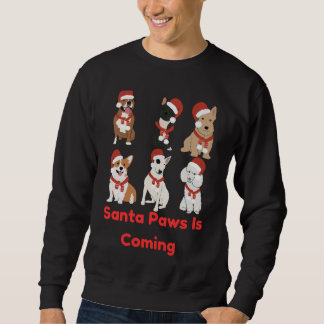Santa Paws Komt Er Aan | Mooie Kerst Hond Ontwerp Trui