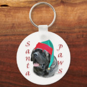 Santa Paws Mastiff Sleutelhanger (Voorkant)