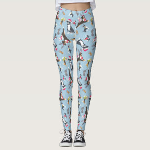 Santa Paws - Met honden bedekte Kerstmis Leggings