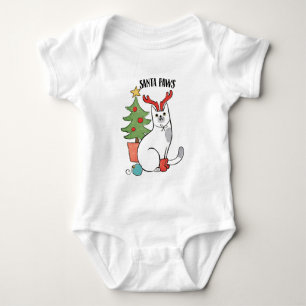 Santa Paws rendierkat Romper