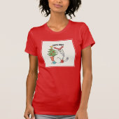Santa Paws | rendierkat T-shirt (Voorkant)
