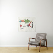 Santa Paws | rendierkat Wandkleed (In Situ (horizontaal))