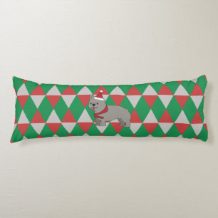 Santa PawsHoliday Diamonds Hond Lichaamskussen