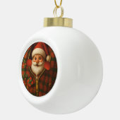Santa Peekaboo Cozy Christmas Ornament (Rechts)