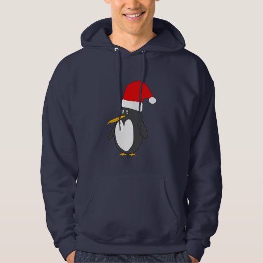 Santa Penguin Hoodie (Voorkant)