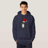 Santa Penguin Hoodie (Voorkant volledig)