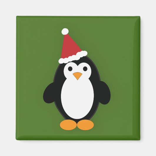Santa Penguin Magneet (Voorkant)