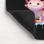 Santa Penguin Riding Axolotl Rendier Christmas Se Muismat (Hoek)