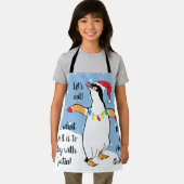 Santa Penguin Schort (Insitu)