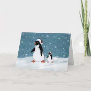 Santa Penguins Kaart