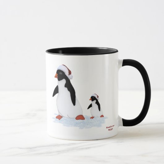 Santa Penguins Mok (Rechts)