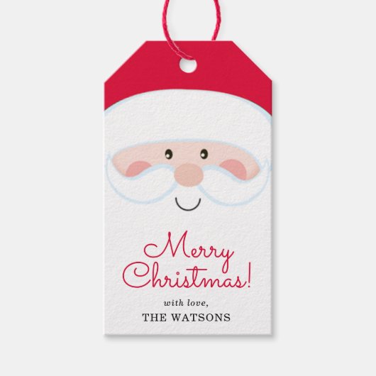 Santa Personalized Cadeaulabel (Voorkant)