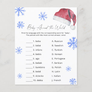Santa pet - Baby Rond de wereld spel