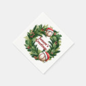 Santa Pet Baseball  Servet (Hoek)