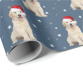 Santa Pet op papier met gouden rivierbedding (Rol Hoek)