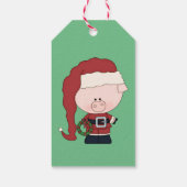 Santa Pig Gift Label Cadeaulabel (Achterkant)