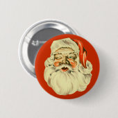 Santa Pin Ronde Button 5,7 Cm (Voorkant /achterkant)