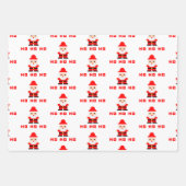 Santa Pixel Art 4 Inpakpapier Vel (Voorkant 2)