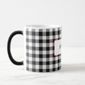 SANTA Plaid Kerstmis Holly Classic Feestelijk Plez Magische Mok (Links)