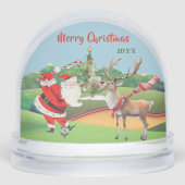 SANTA PLAYS GOLF WITH REINDEER (Avant)