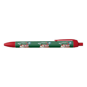 Santa Poedel Rendier Schrijven Pen