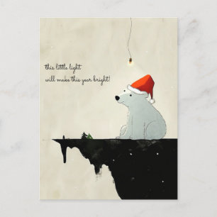 Santa Polar-Beer Briefkaart
