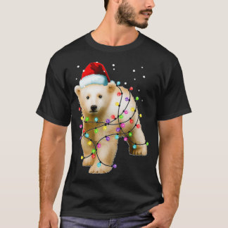 Santa Polar Beer, Kerstmis, Mannen Kinderen, Beer T-shirt