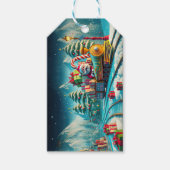 SANTA POLAR EXPRESS KERSTAVOND CADEAULABEL (Voorkant)