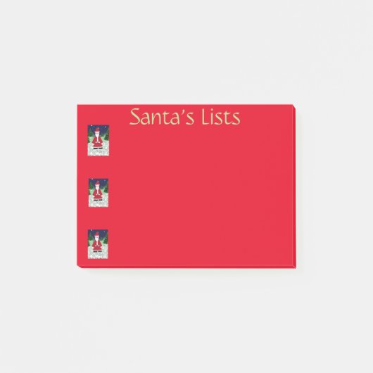 Santa Post het bericht Post-it® Notes (Voorkant)