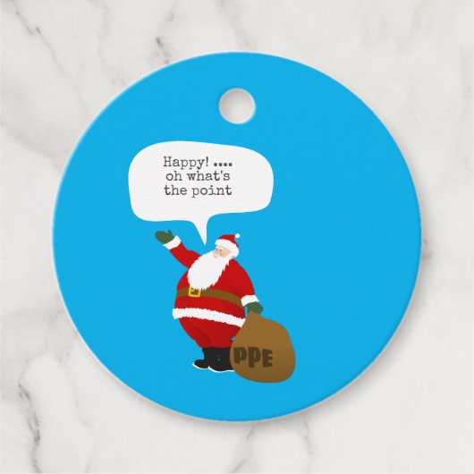 Santa PPE Bedankjes Labels (Voorkant)