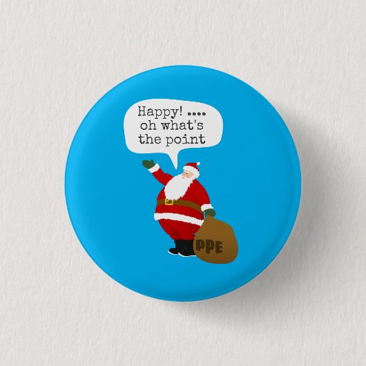 Santa PPE Ronde Button 3,2 Cm (Voorkant)