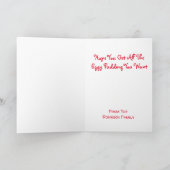 Santa Praying Mantis Personalized Weird Kerstmis Kaart (Binnen)