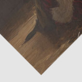 Santa Praying Thankful for Birth of Jesus Christ Tissuepapier (Detail)